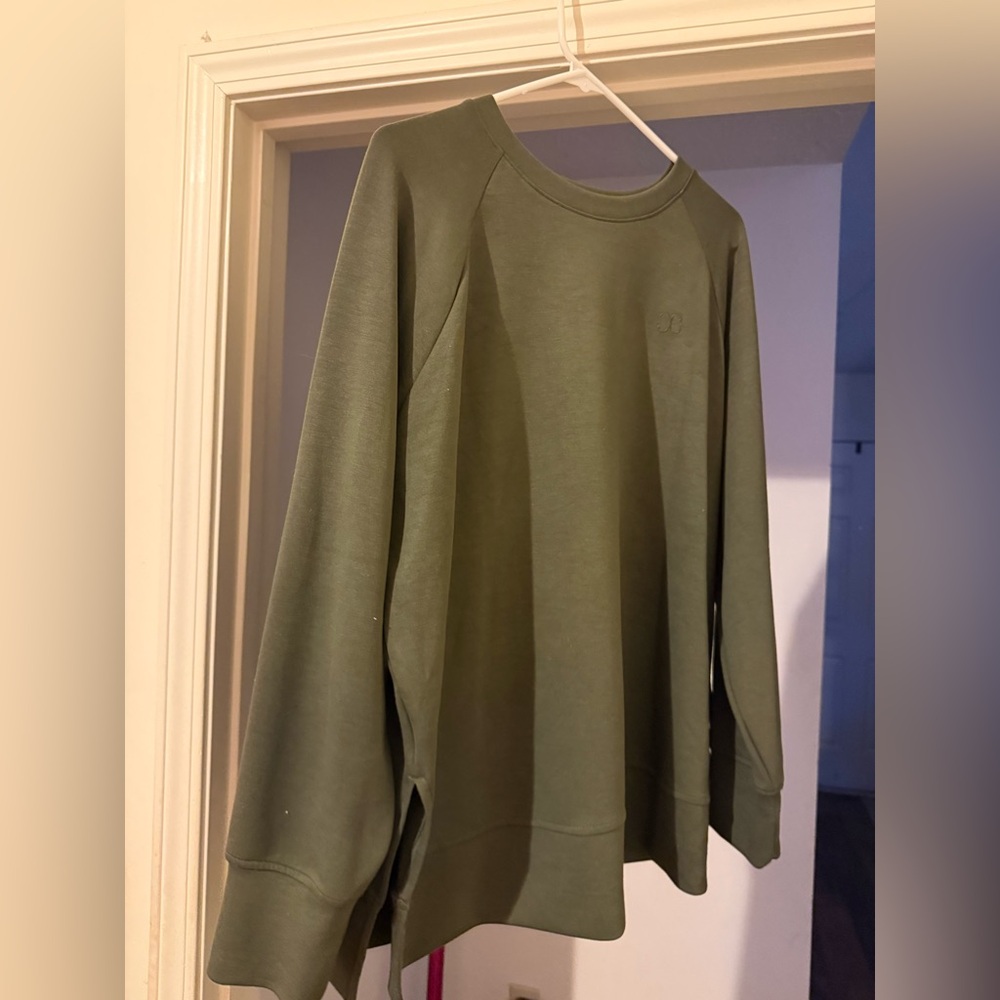 Express Olive Crewneck Sweater
